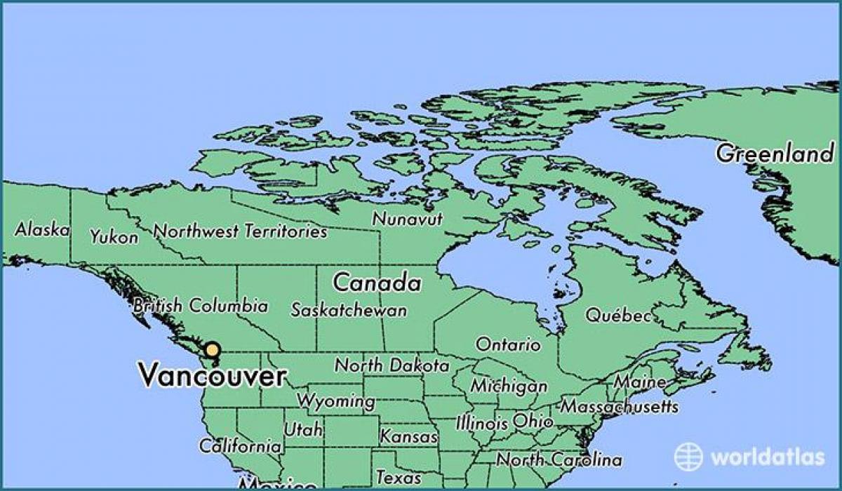 mapa kanada erakutsiz vancouver