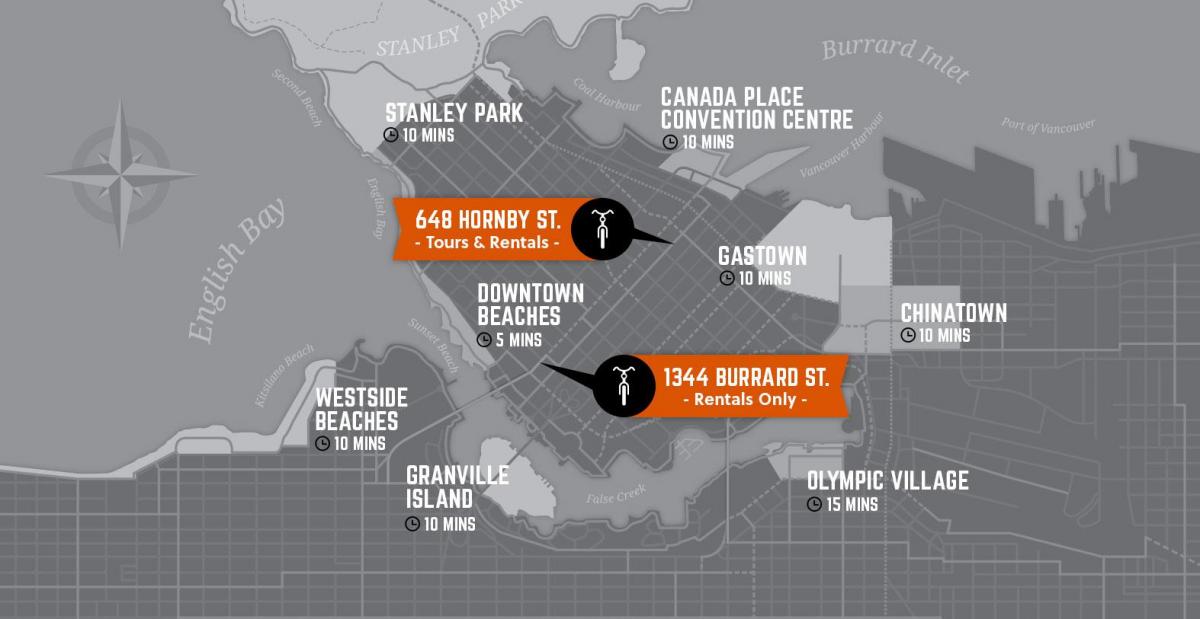 Mapa zikloa eta gida vancouver island