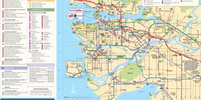 Mapa greater vancouver bc
