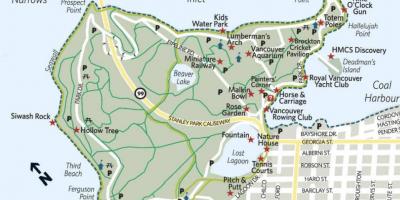 Mapa lumberman arku stanley park