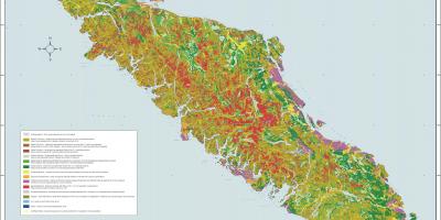 Mapa vancouver island geologia