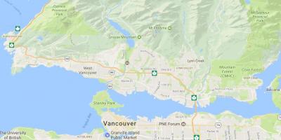Vancouver island mendien mapa